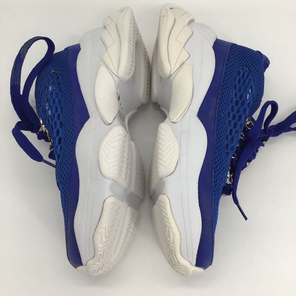 Jeffrey Campbell Hotspot Blue Oversized Dad Sneakers Platform NWOT Size 7 - Picture 6 of 9